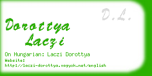 dorottya laczi business card